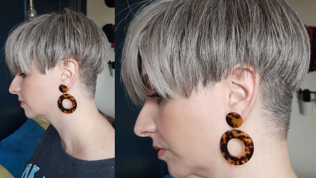 Bowl cut on thick hair